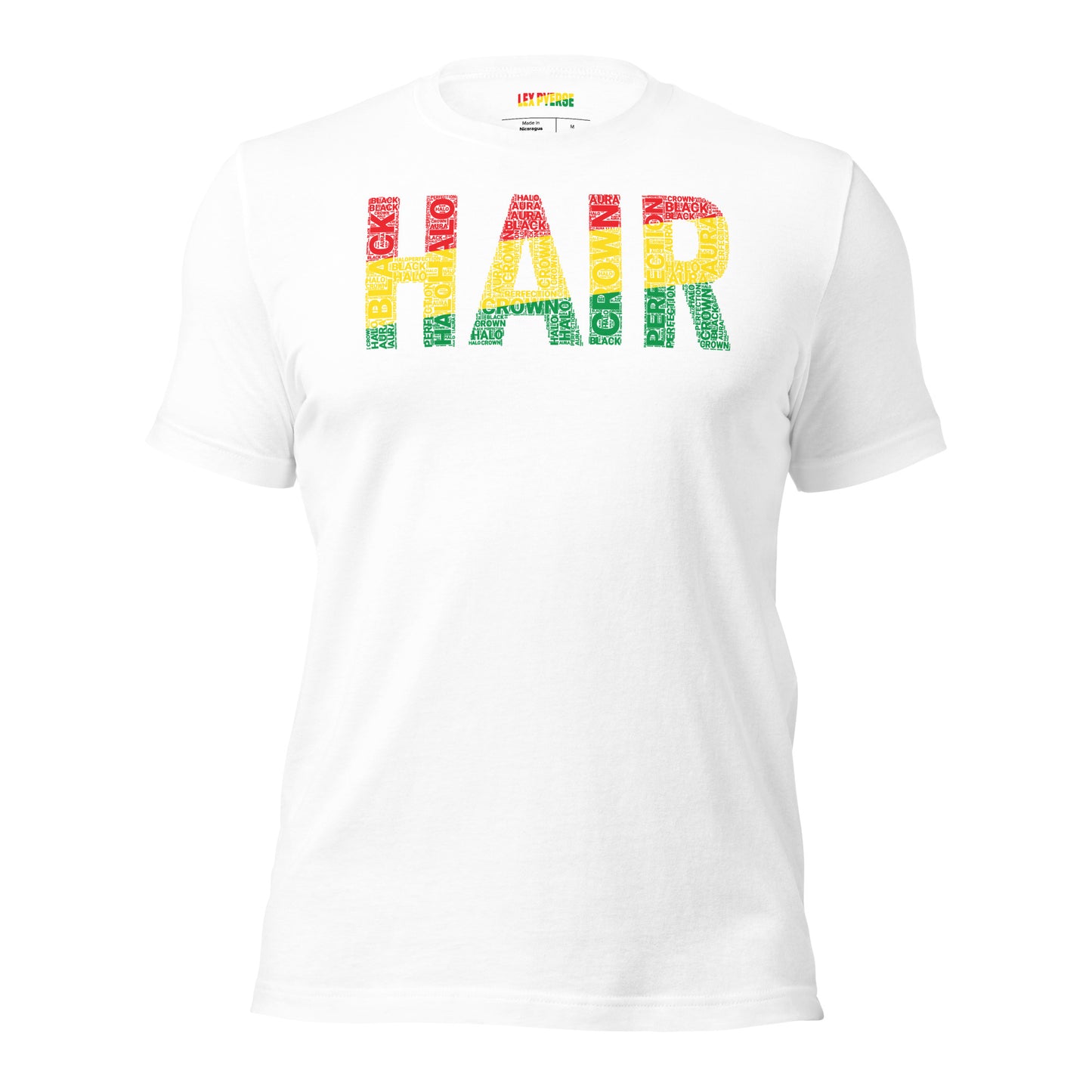 HAIR Word Cluster Short-Sleeve Unisex T-Shirt