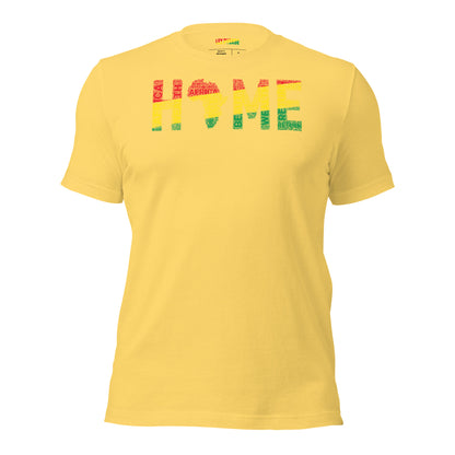 HOME Africa Silhouette Word Cluster Short-Sleeve Unisex T-Shirt