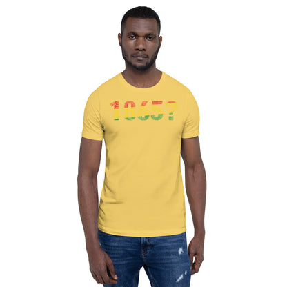 1865? Pan African Colored Inspired Unisex T-shirt