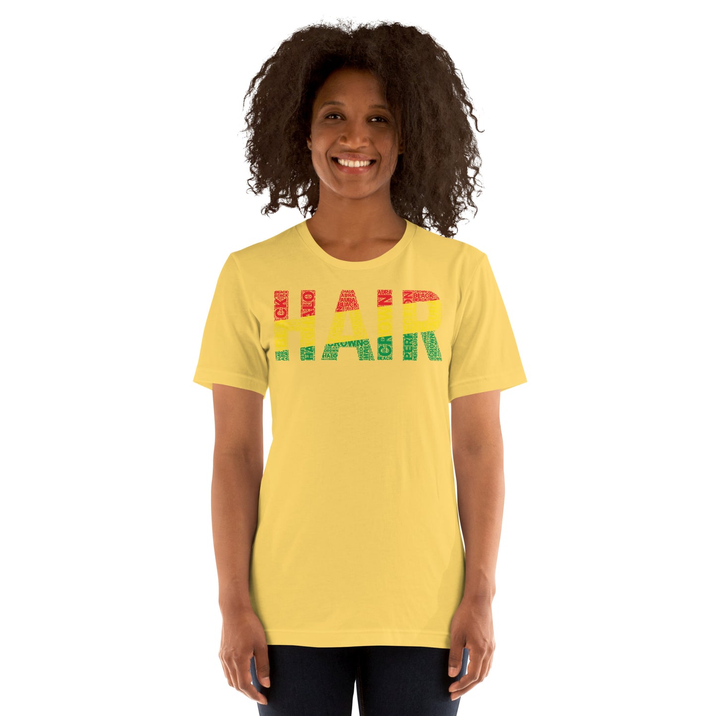 HAIR Word Cluster Short-Sleeve Unisex T-Shirt