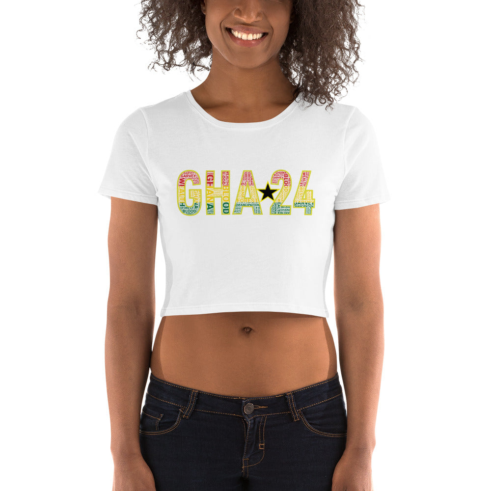 GHANA 24 FLOW INTERNATIONAL Women’s Crop Tee