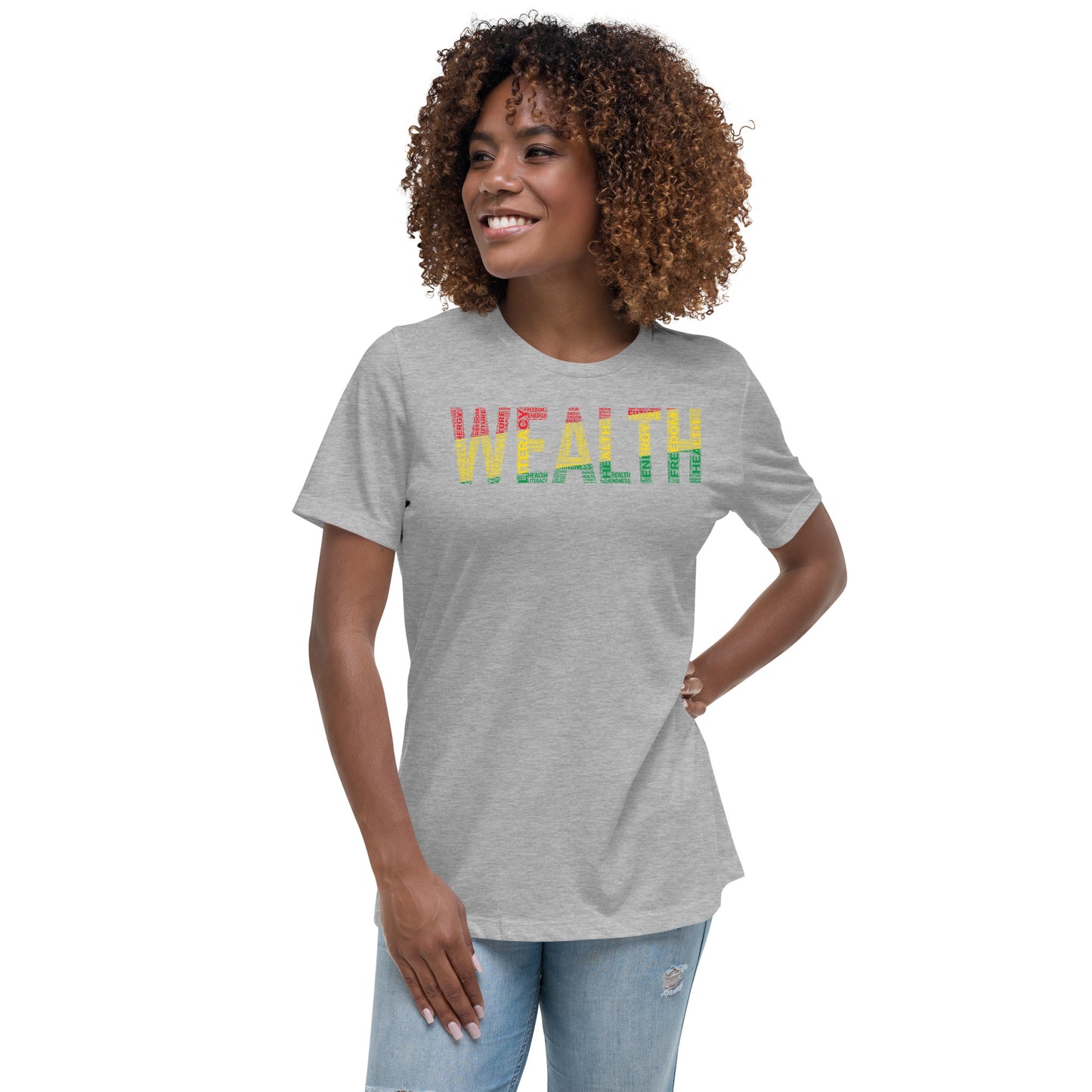 WEALTH Pan African Inspired Women's short sleeve t-shirt