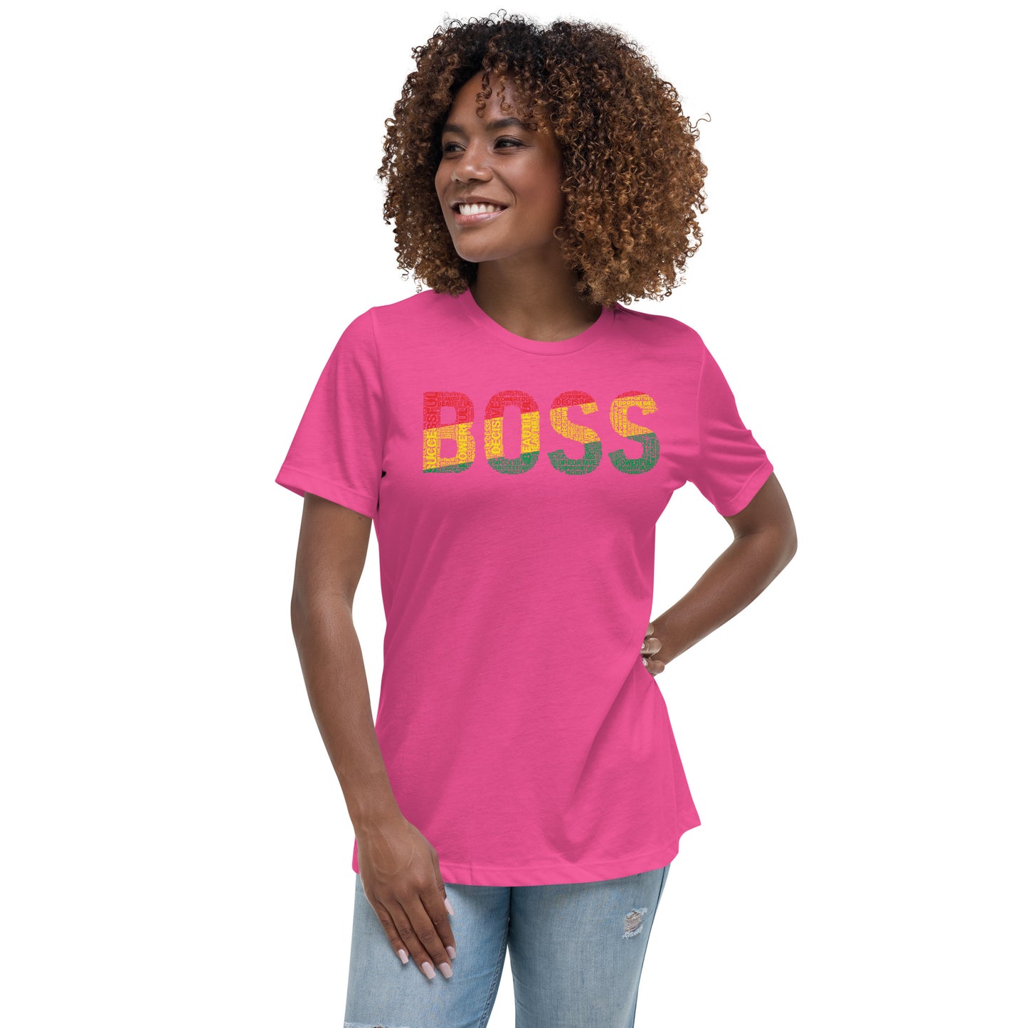 BOSS  Pan African Inspired Women's Relaxed T-Shirt