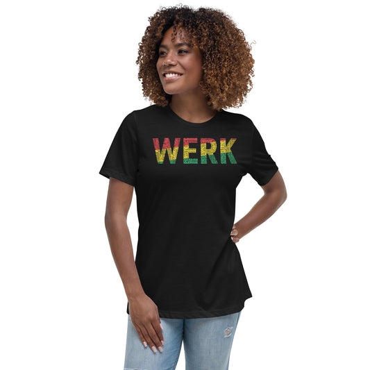 WERK Word Cluster Women's Short Sleeve T-Shirt