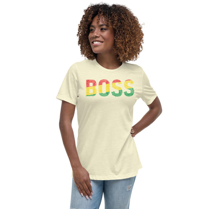 BOSS  Pan African Inspired Women's Relaxed T-Shirt