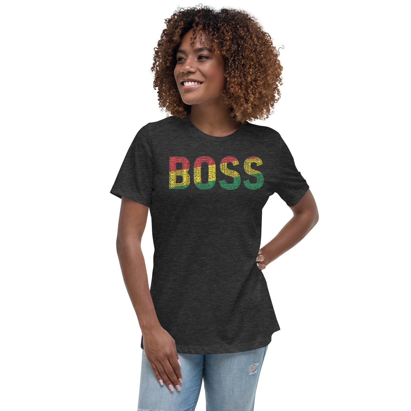 BOSS  Pan African Inspired Women's Relaxed T-Shirt