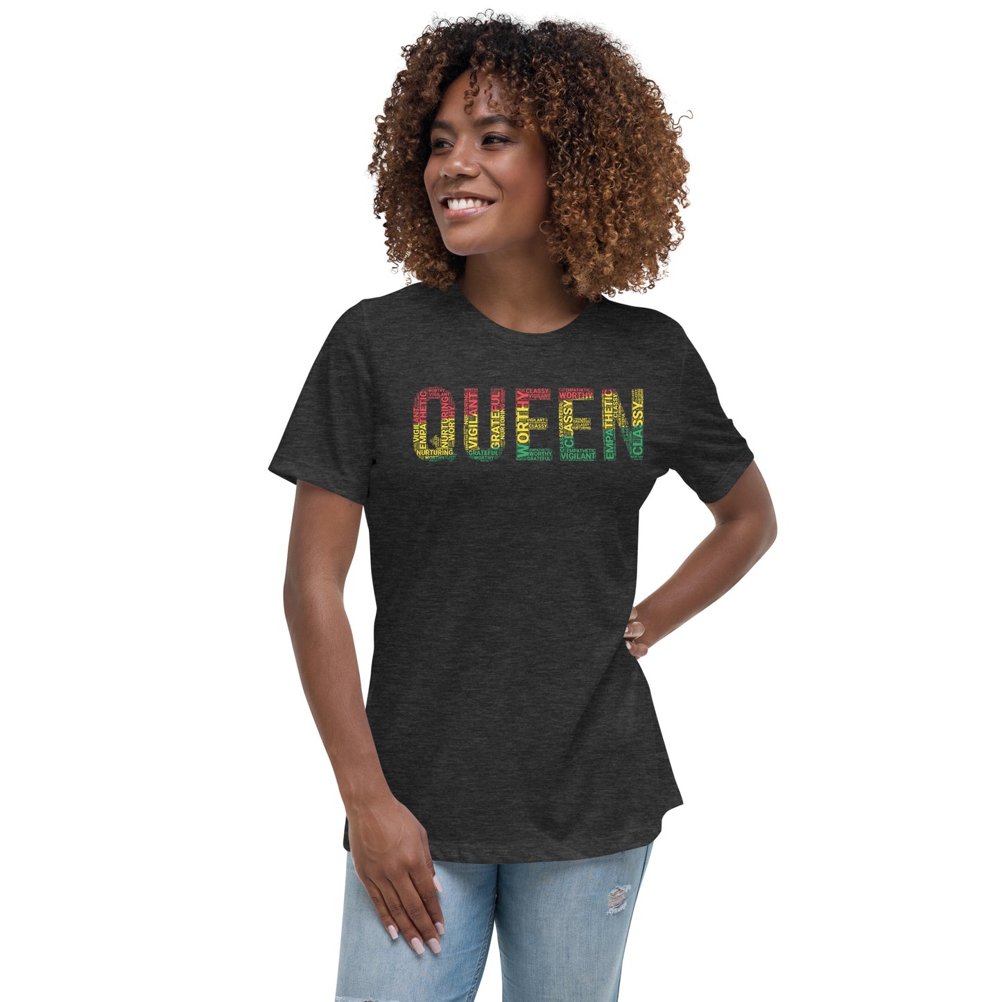 QUEEN Pan African Inspired Women's short sleeve t-shirt