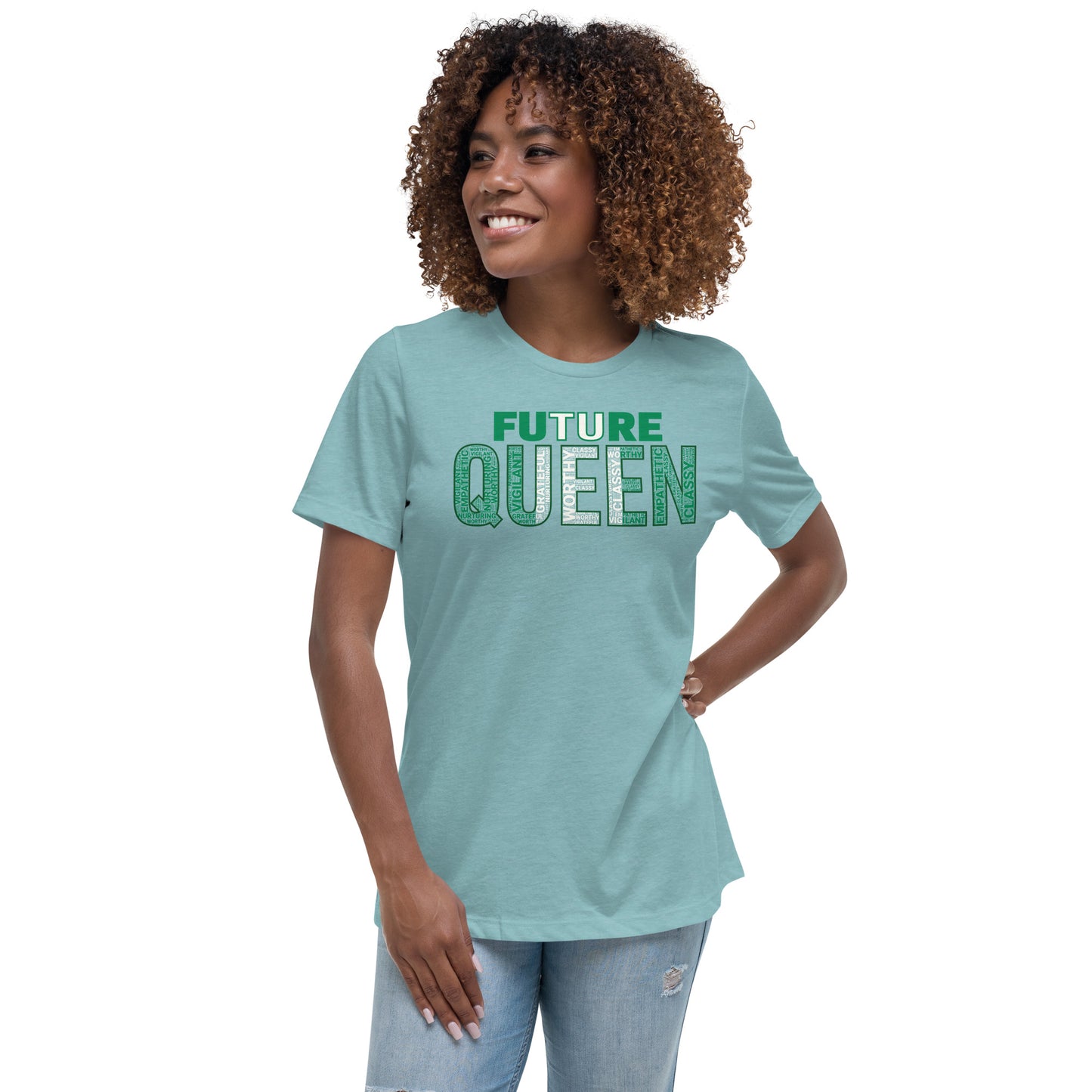 FUTURE QUEEN Nigerian Inspired Women's Relaxed T-Shirt