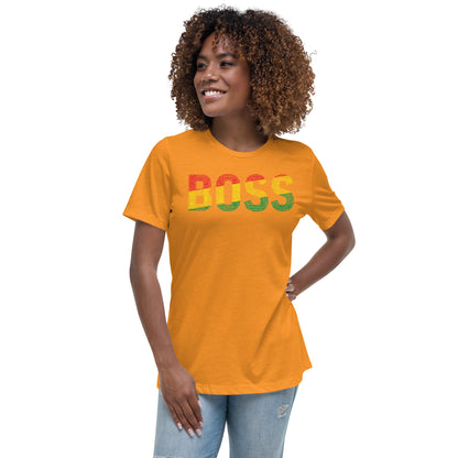 BOSS  Pan African Inspired Women's Relaxed T-Shirt