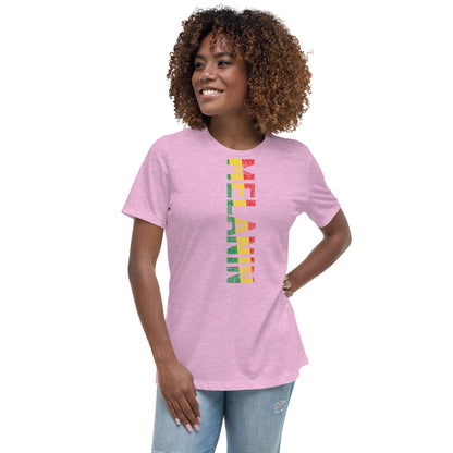 MELANIN (VERTICAL) Women's short sleeve t-shirt