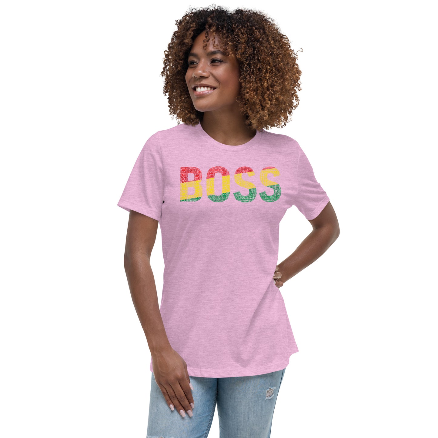 BOSS  Pan African Inspired Women's Relaxed T-Shirt