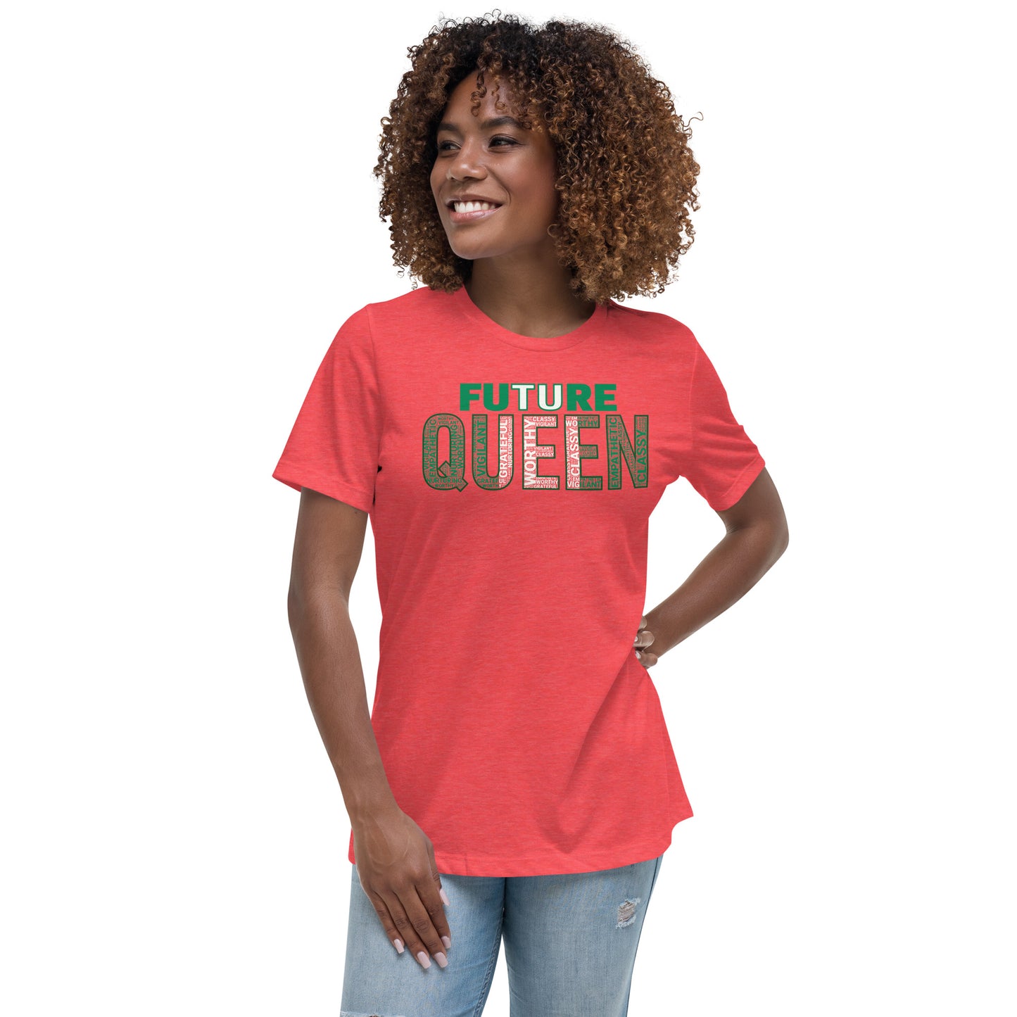 FUTURE QUEEN Nigerian Inspired Women's Relaxed T-Shirt