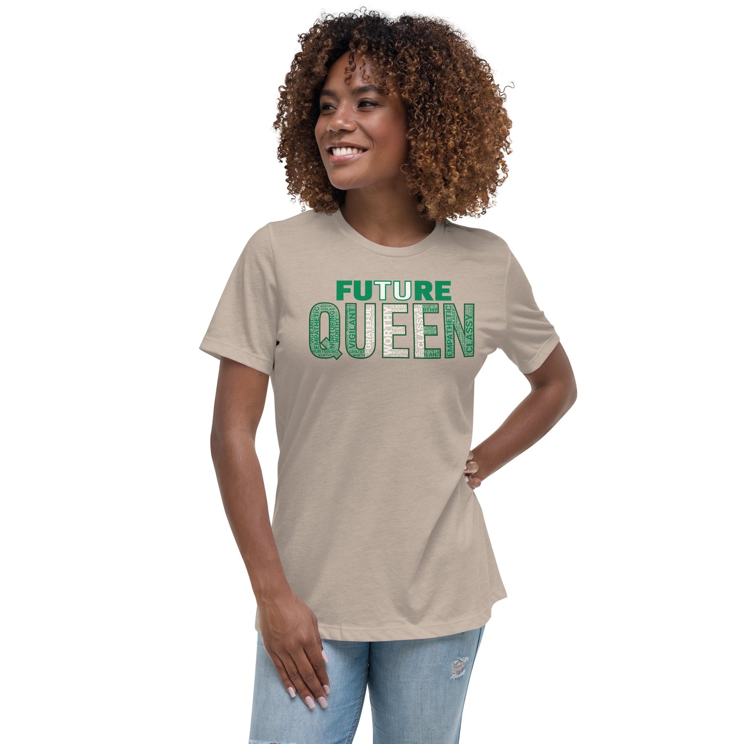 FUTURE QUEEN Nigerian Inspired Women's Relaxed T-Shirt