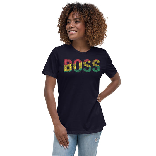 BOSS  Pan African Inspired Women's Relaxed T-Shirt