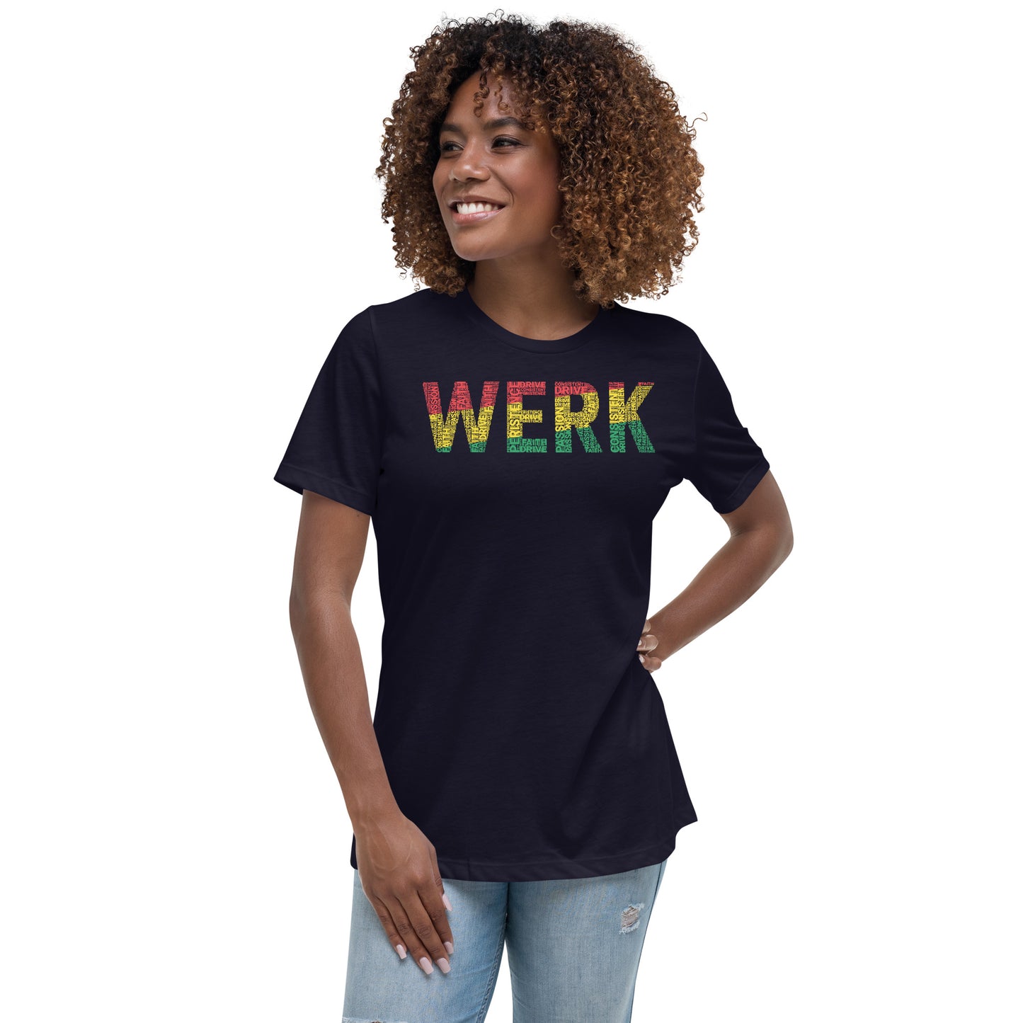 WERK Word Cluster Women's short sleeve t-shirt