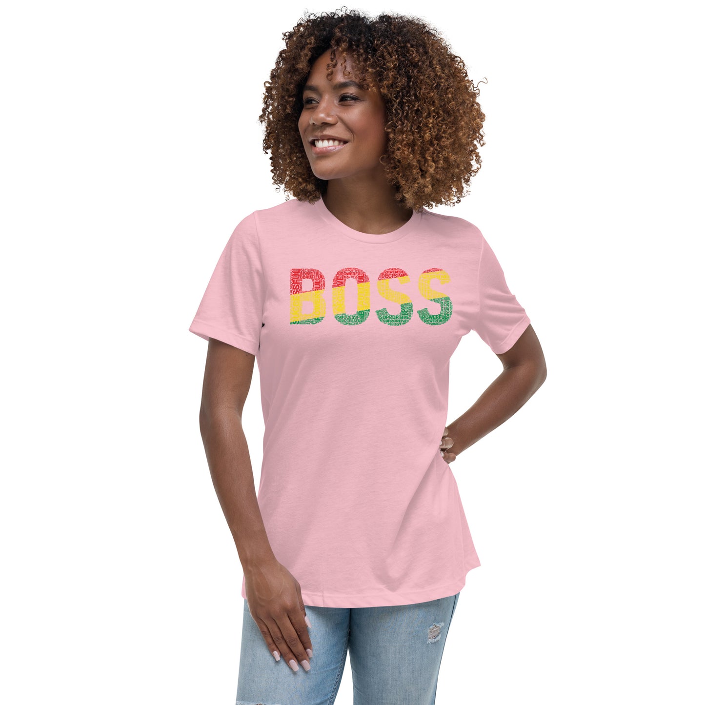 BOSS  Pan African Inspired Women's Relaxed T-Shirt