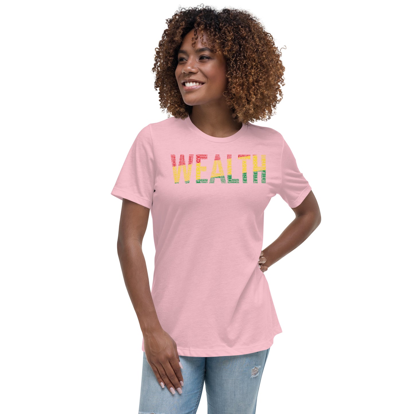 WEALTH Pan African Inspired Women's short sleeve t-shirt