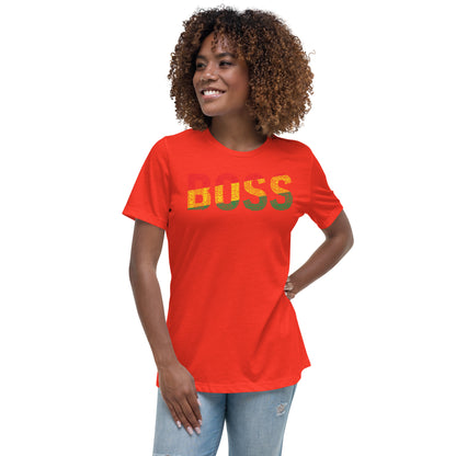 BOSS  Pan African Inspired Women's Relaxed T-Shirt