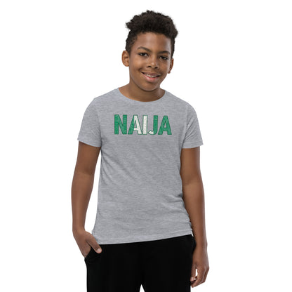 NAIJA Word Cluster Youth Short Sleeve T-Shirt