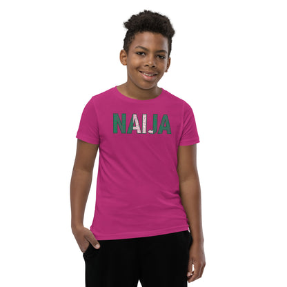 NAIJA Word Cluster Youth Short Sleeve T-Shirt