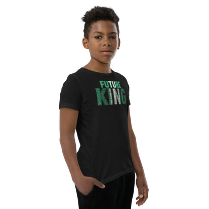 FUTURE KING Nigerian Inspired Word Cluster Youth Short Sleeve T-Shirt