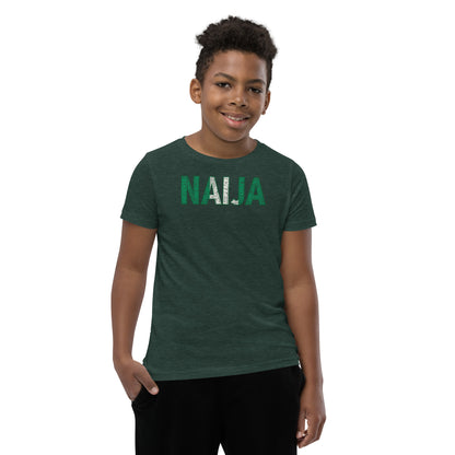 NAIJA Word Cluster Youth Short Sleeve T-Shirt