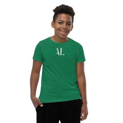 NAIJA Word Cluster Youth Short Sleeve T-Shirt