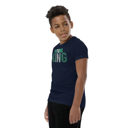 FUTURE KING Nigerian Inspired Word Cluster Youth Short Sleeve T-Shirt