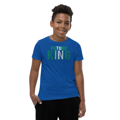 FUTURE KING Nigerian Inspired Word Cluster Youth Short Sleeve T-Shirt