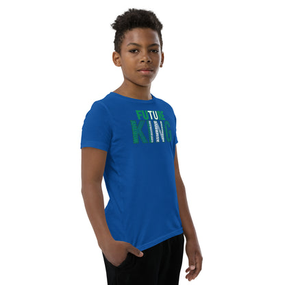 FUTURE KING Nigerian Inspired Word Cluster Youth Short Sleeve T-Shirt