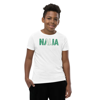 NAIJA Word Cluster Youth Short Sleeve T-Shirt