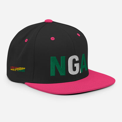 Nigeria National Flag (NGA) Snapback Hat