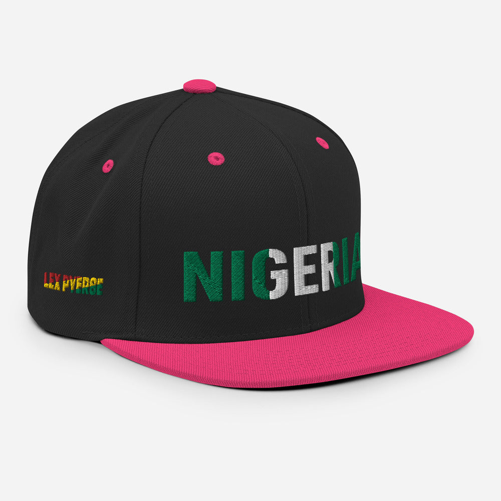 Nigeria National Flag Snapback Hat