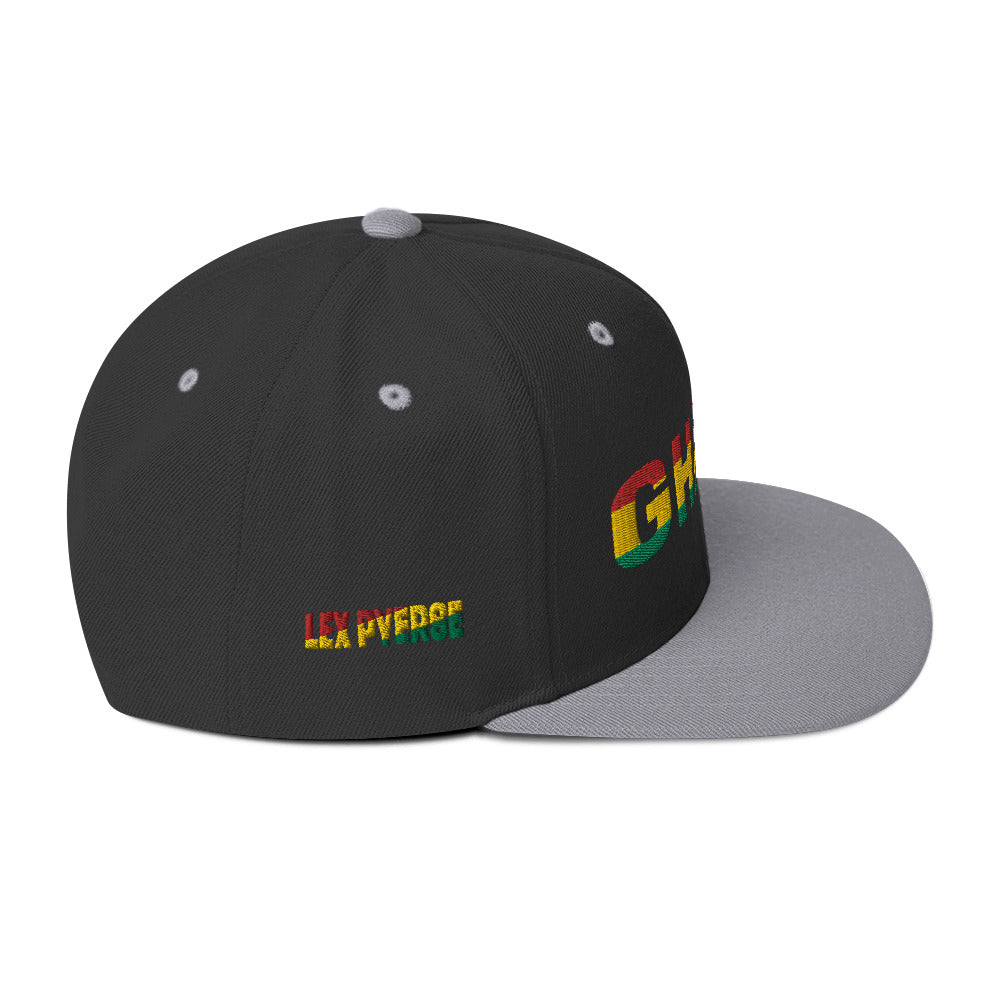 GHANA National Flag Inspired Snapback Hat