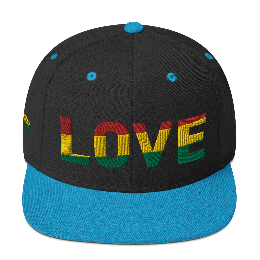 LOVE Pan-African Color Snapback Hat