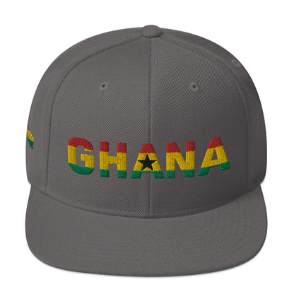 GHANA National Flag Inspired Snapback Hat