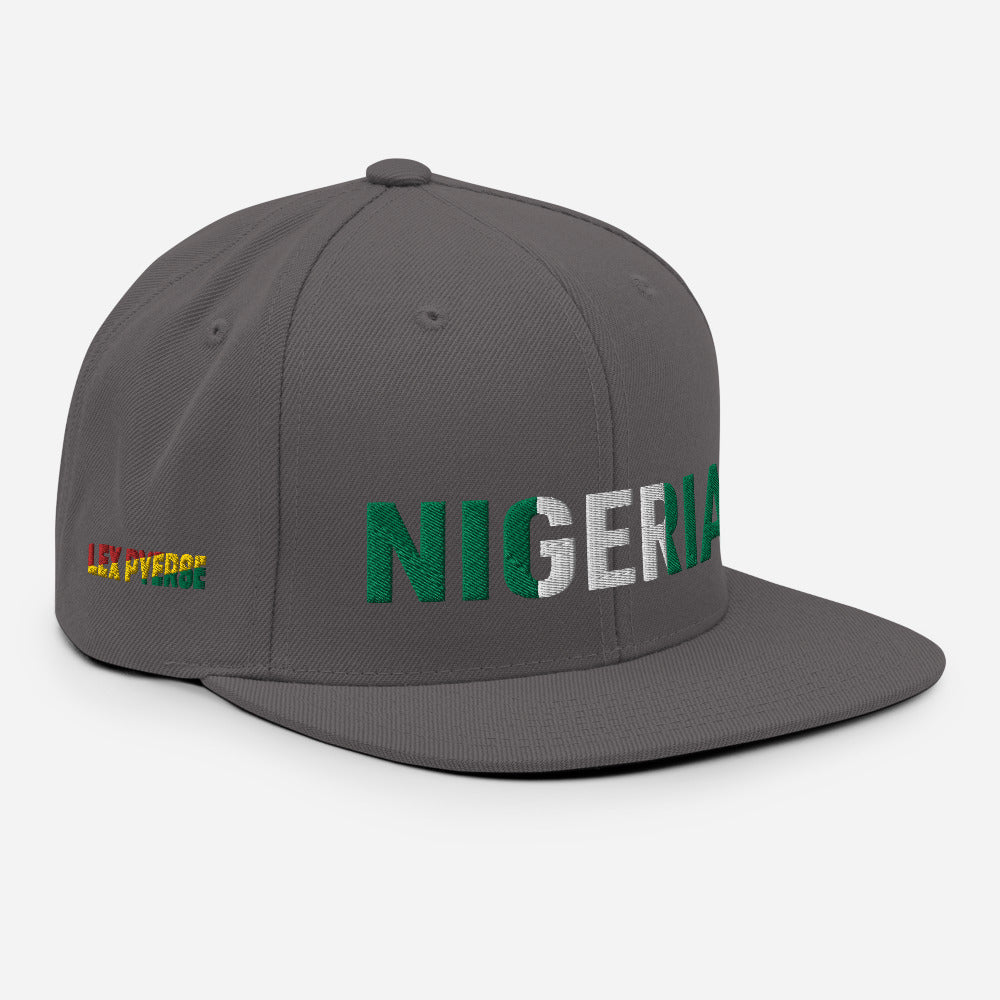 Nigeria National Flag Snapback Hat