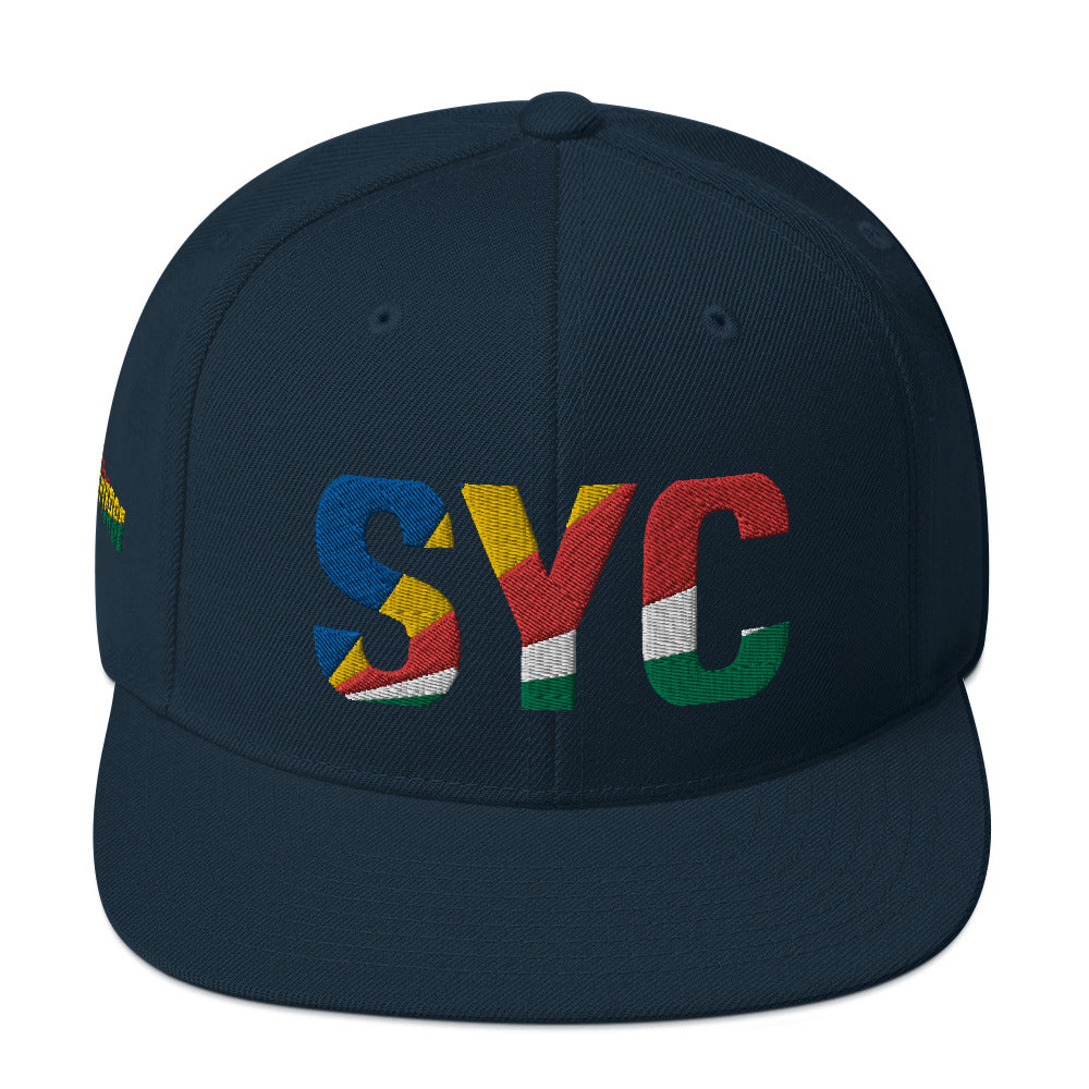 SEYCHELLES  National Flag Inspired Snapback Hat