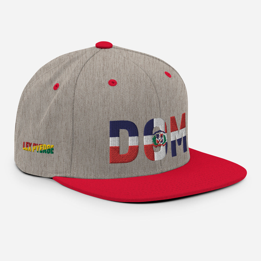 DOMINICAN REPUBLIC National Flag Inspired Snapback Hat