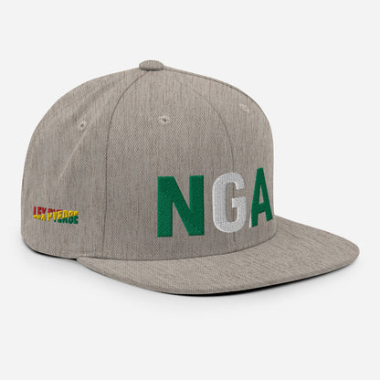 Nigeria National Flag (NGA) Snapback Hat