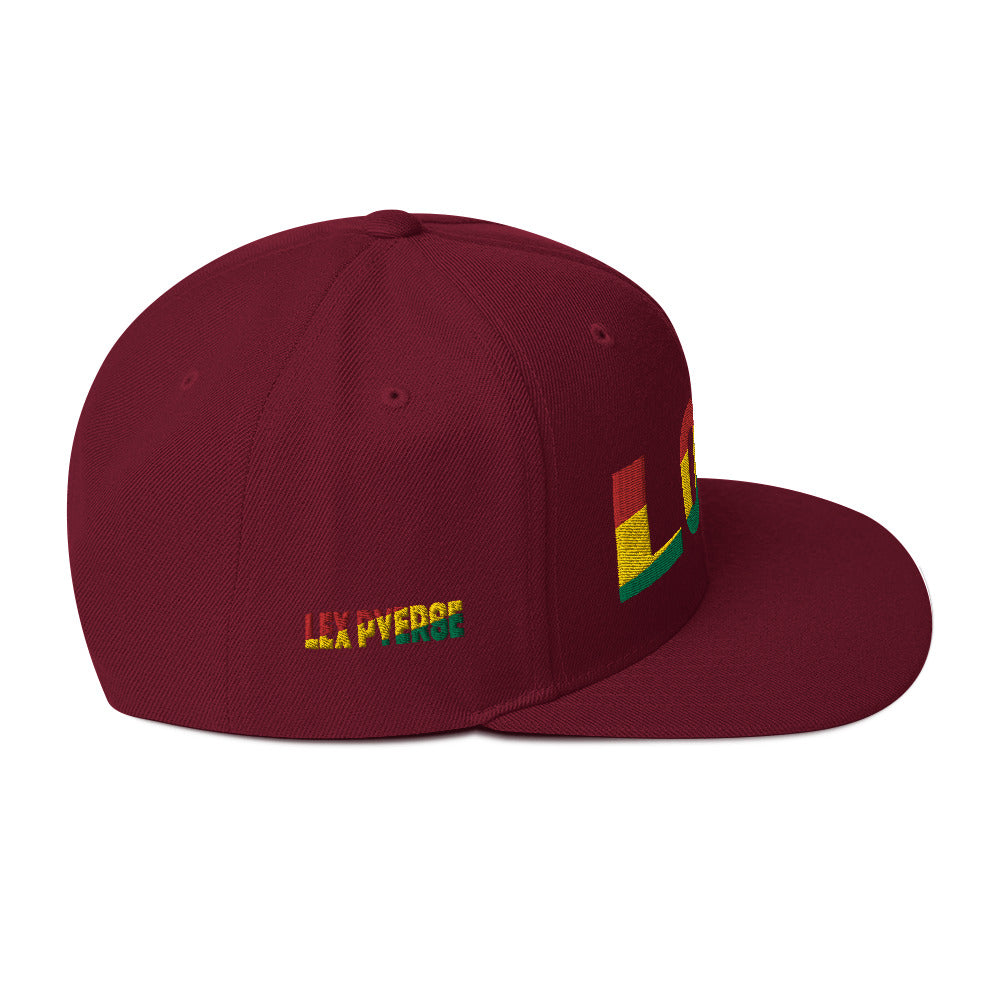 LOVE Pan-African Color Snapback Hat