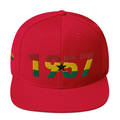 GHANA 1957 Independence Snapback Hat