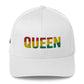 QUEEN Pan African Inspired Fitted Structured Twill Cap