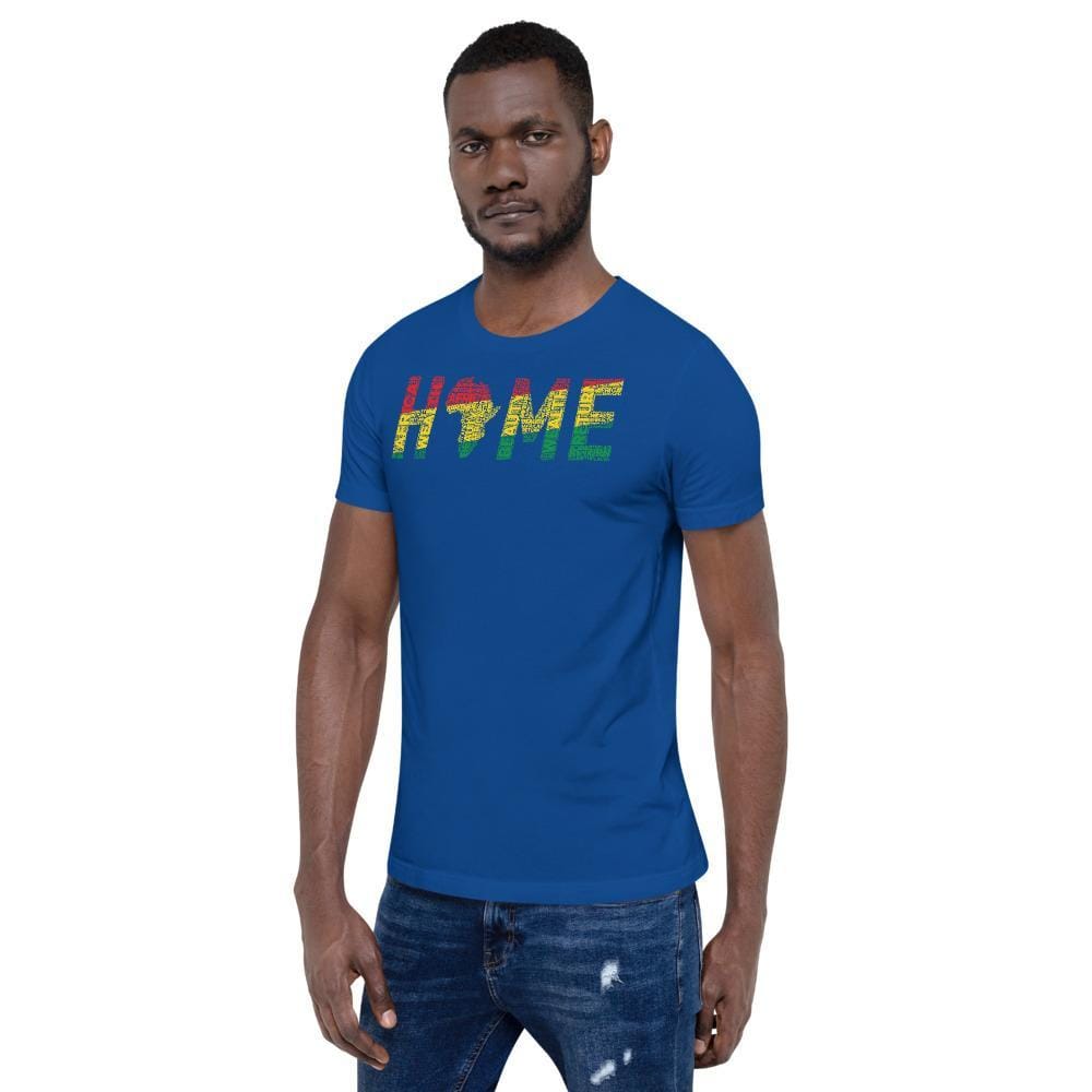 HOME Africa Silhouette Word Cluster Short-Sleeve Unisex T-Shirt - pyerses-bookstore-and-clothing.myshopify.com