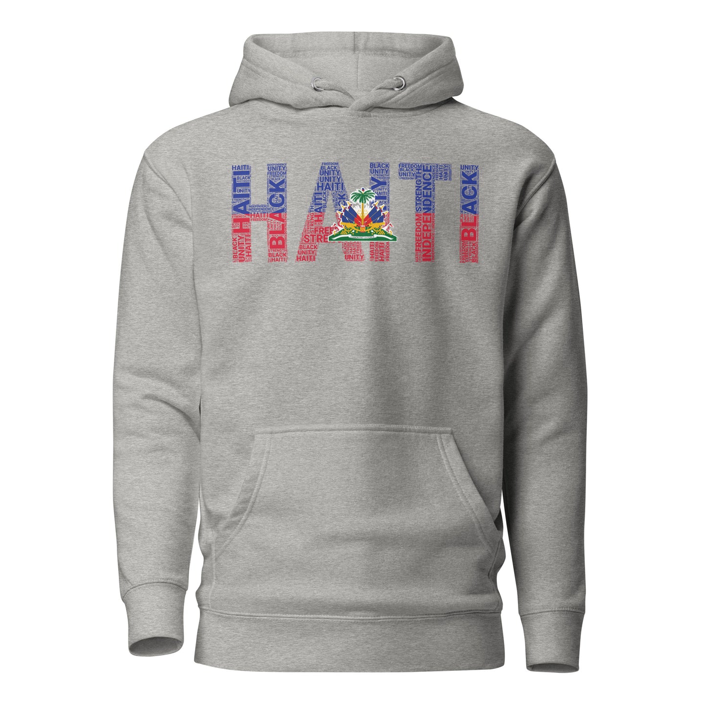 HAITI NATIONAL FLAG INSPIRED WORD CLUSTER Unisex Hoodie