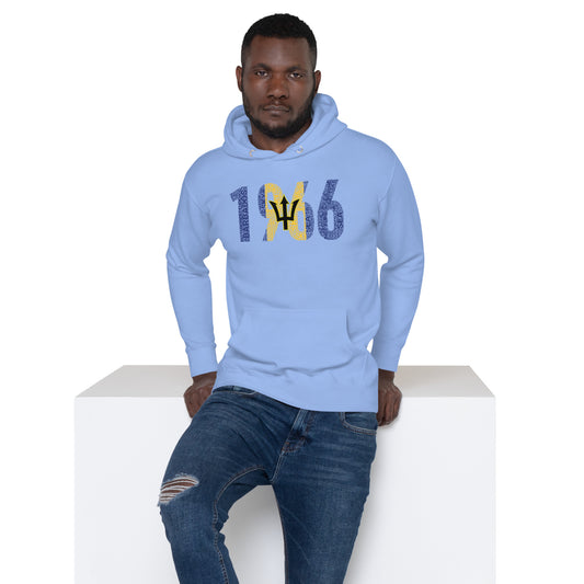 BARBADOS Independence National Flag Word Cluster Inspired Unisex Hoodie