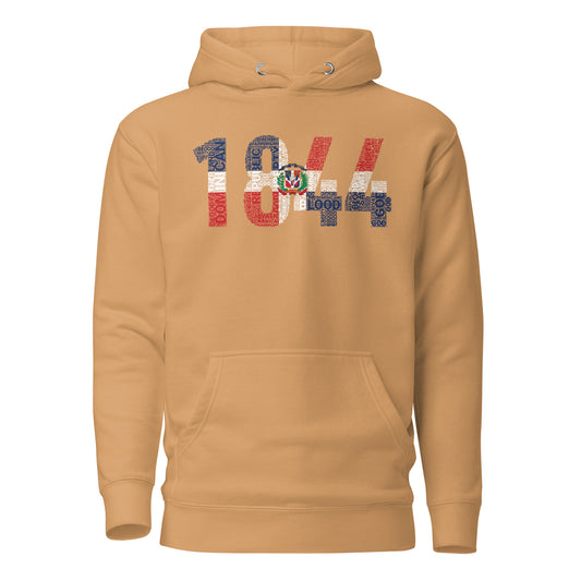 DOMINICAN REPUBLIC INDEPENDENCE National Flag Inspired Word Cluster  Unisex Hoodie