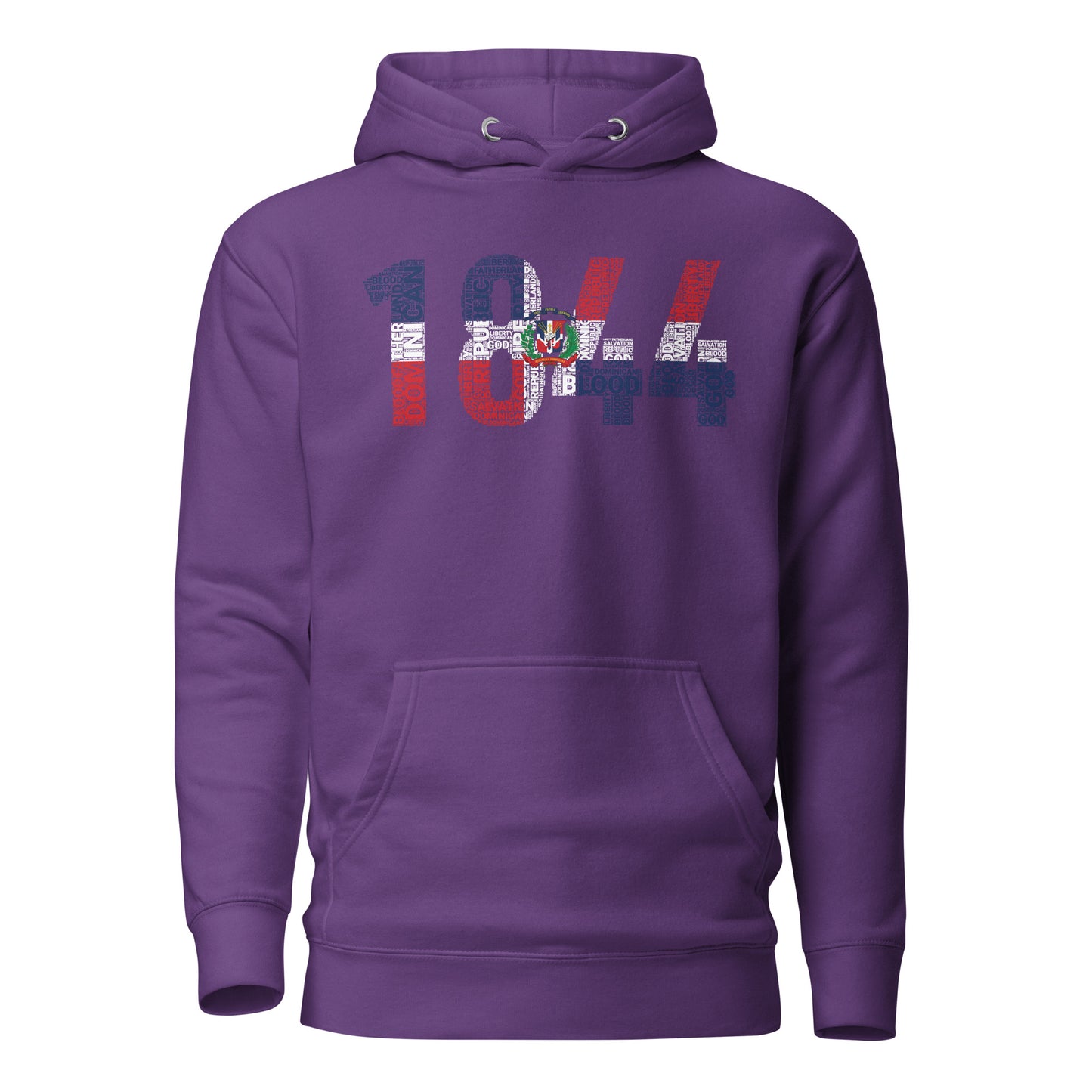 DOMINICAN REPUBLIC INDEPENDENCE National Flag Inspired Word Cluster  Unisex Hoodie