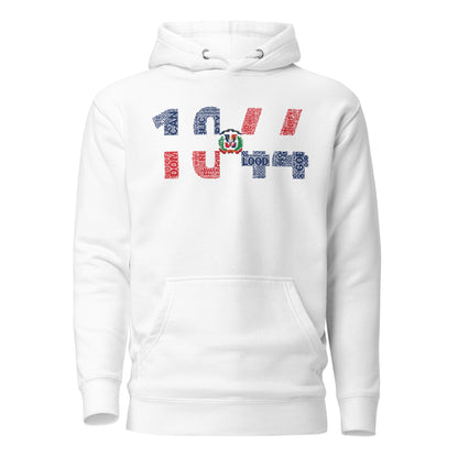 DOMINICAN REPUBLIC INDEPENDENCE National Flag Inspired Word Cluster  Unisex Hoodie
