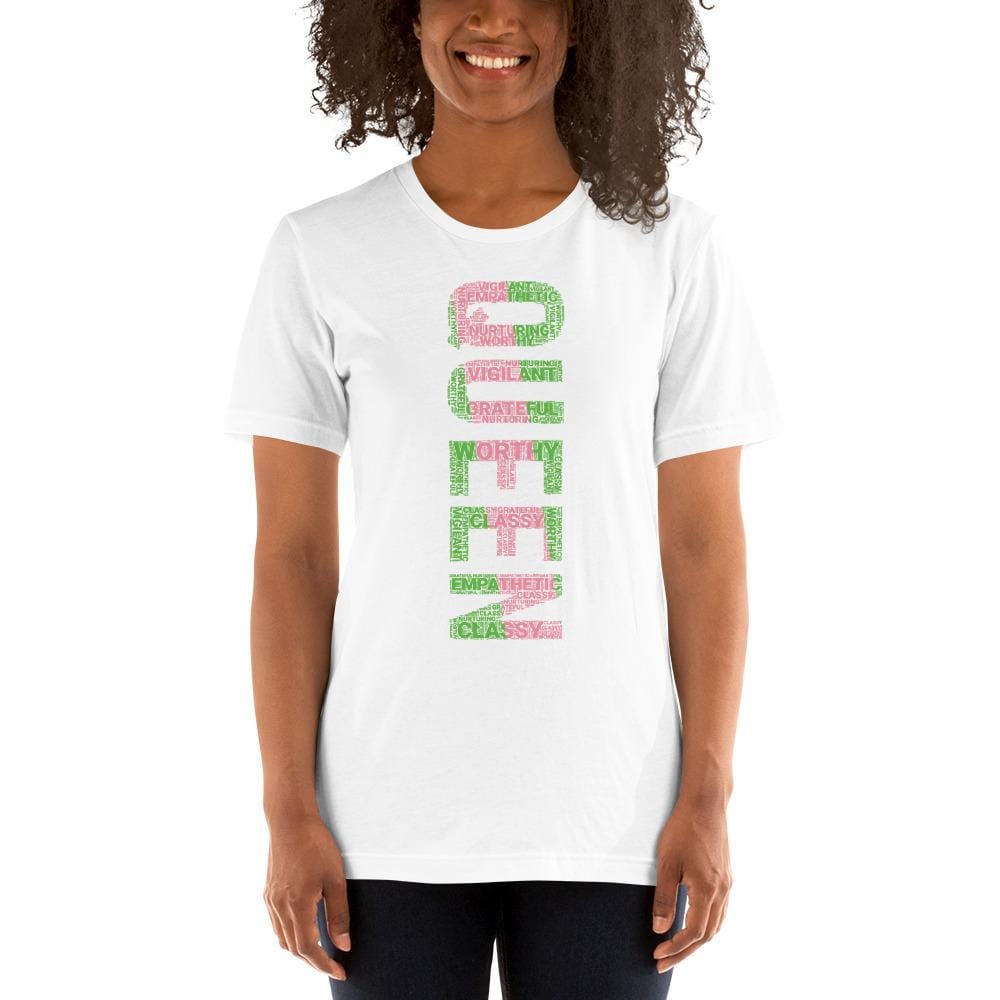 QUEEN (VERTICAL) AKA INSPIRED WORD CLUSTER Short-Sleeve Unisex T-Shirt